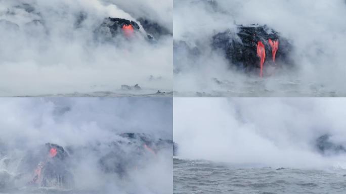 海水中的活火山运动