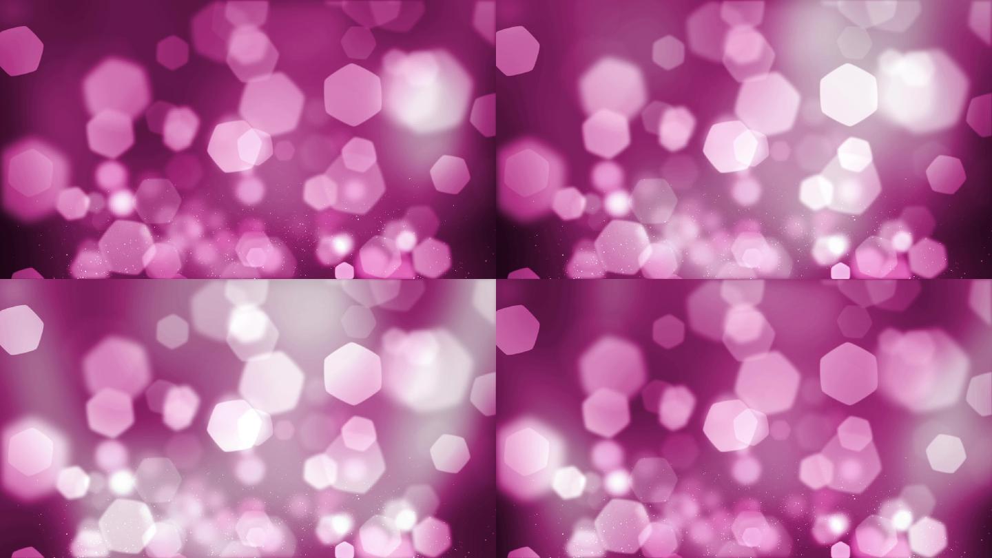 浪漫粉色粒子光斑舞台背景循环