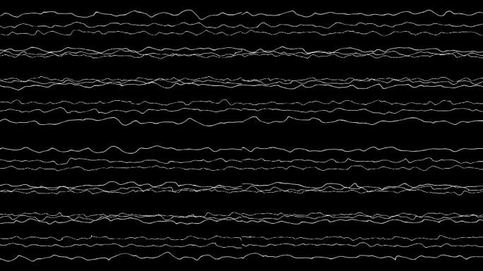 二维线条波浪噪波海浪