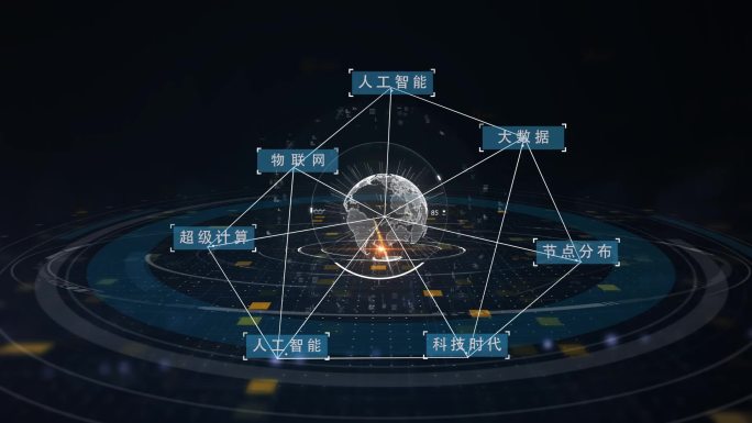 10组科技感企业分类说明AE模板