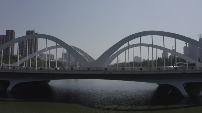4K-log三门峡大岭南路跨河大桥
