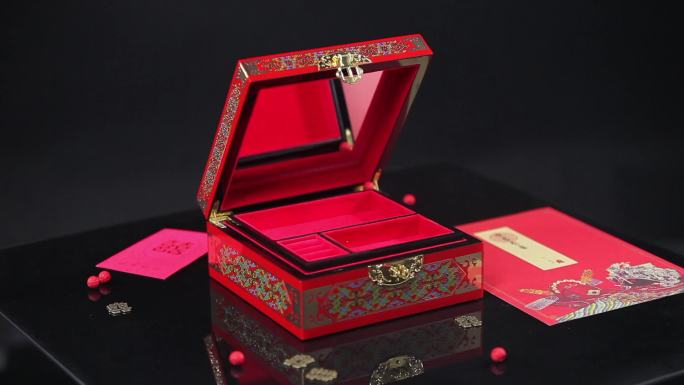 中式首饰盒古典首饰盒珠宝首饰珍珠盒
