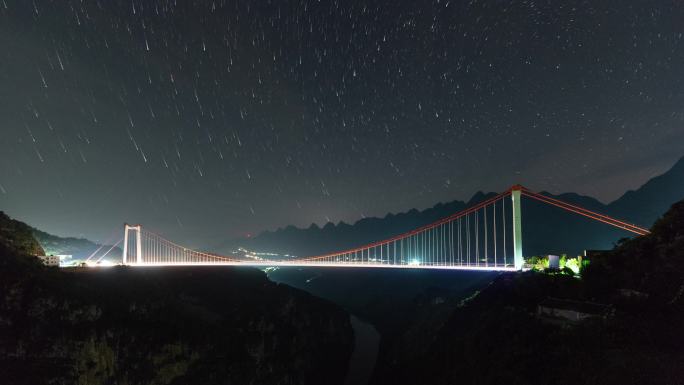 贵州北盘江大桥延时摄影