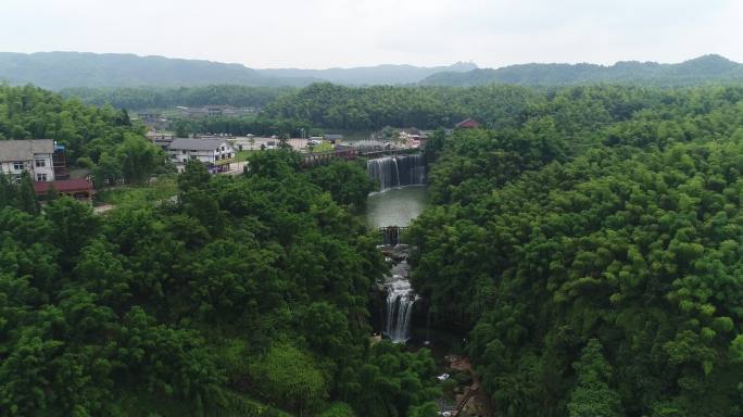 四川瀑布蜀道蜀南竹海