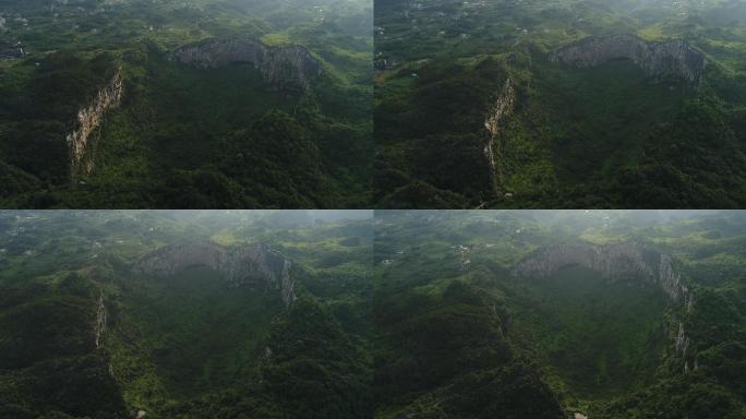 四川蜀道群山峻岭