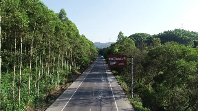 广西高速公路贺州航拍