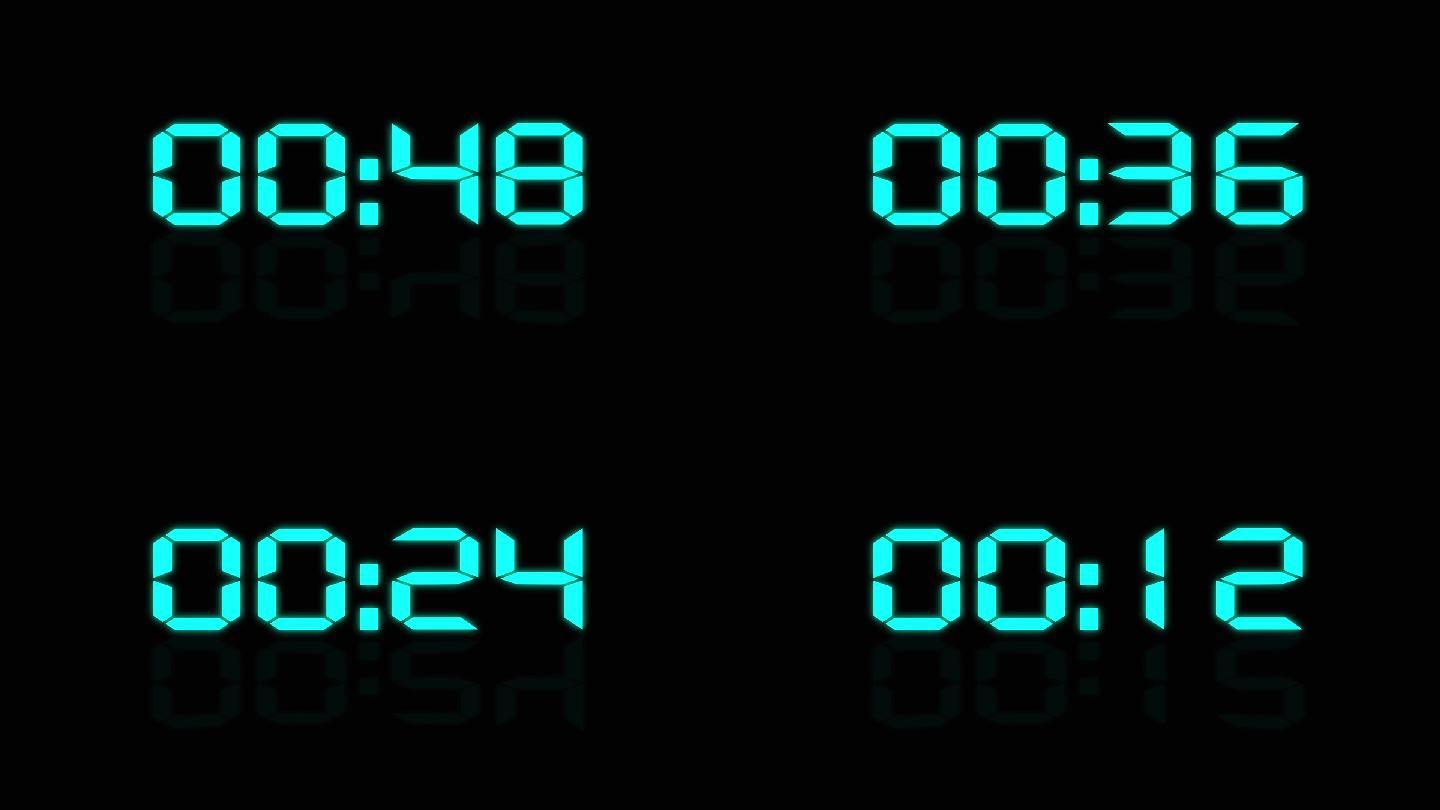 现代液晶显示屏1分钟倒数计时器