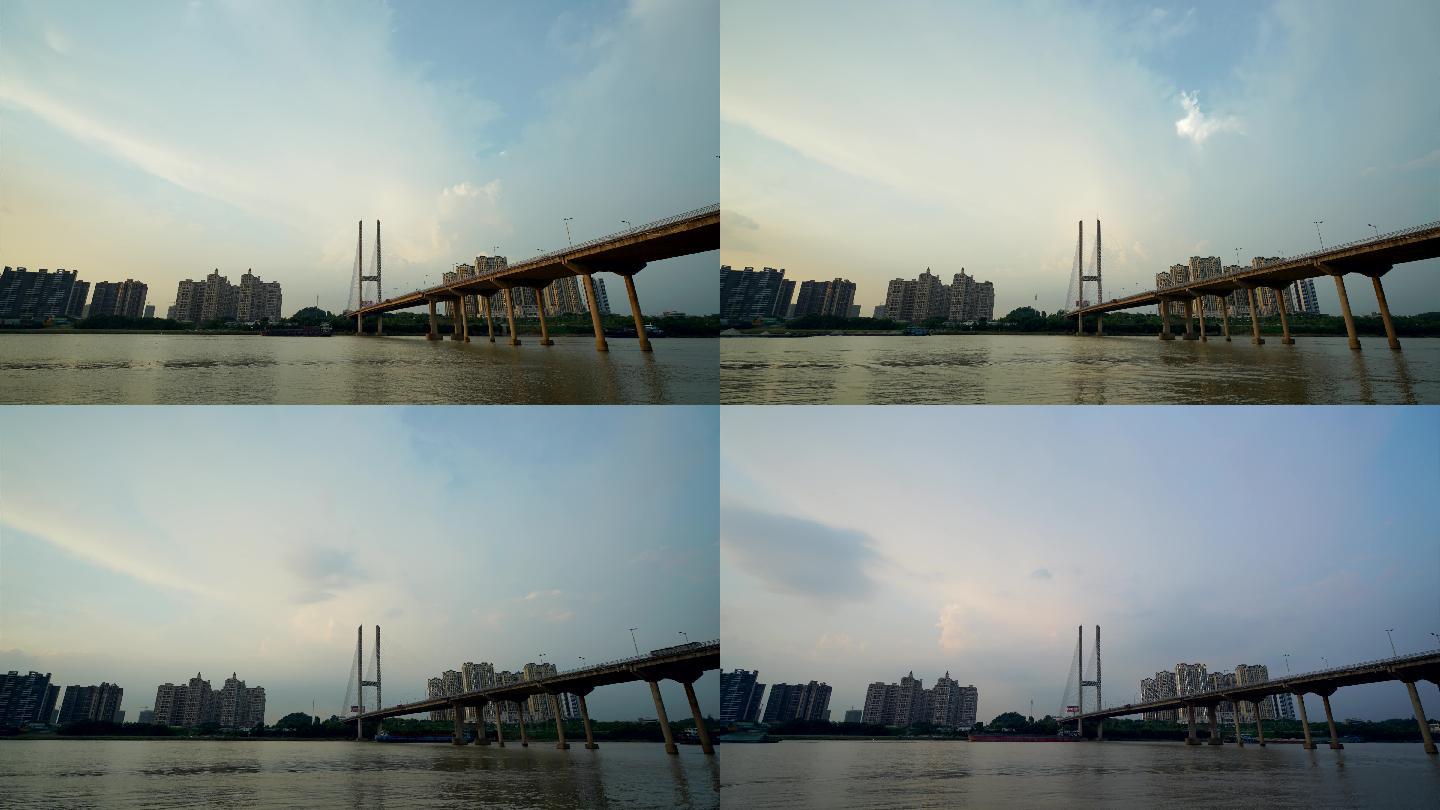 三水大桥大范围延时摄影