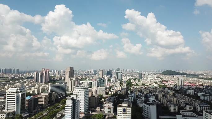 4K-苏州昆山城市航拍美景