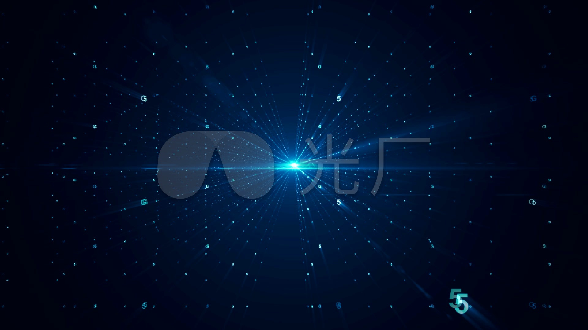 5g数据流空间前冲科技会议背景_1920x1080_高清视频素材下载(编号