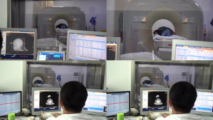 医院医生CT捡查影像分析诊断医学数据