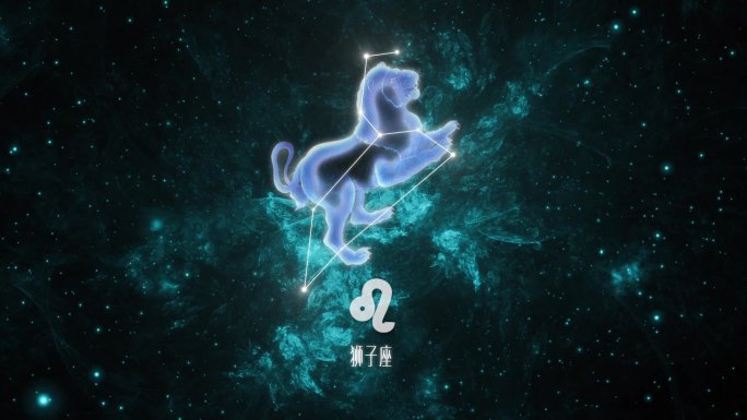 12星座逐个演示模板星座连线星空