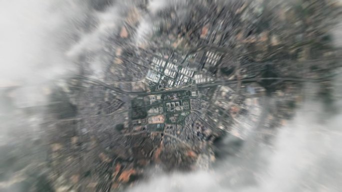 卫星地图穿梭蓝色科技世界地图