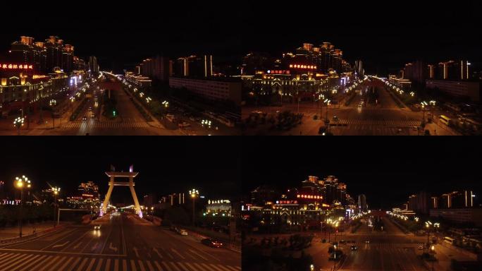 青海省西宁市城区城市夜景