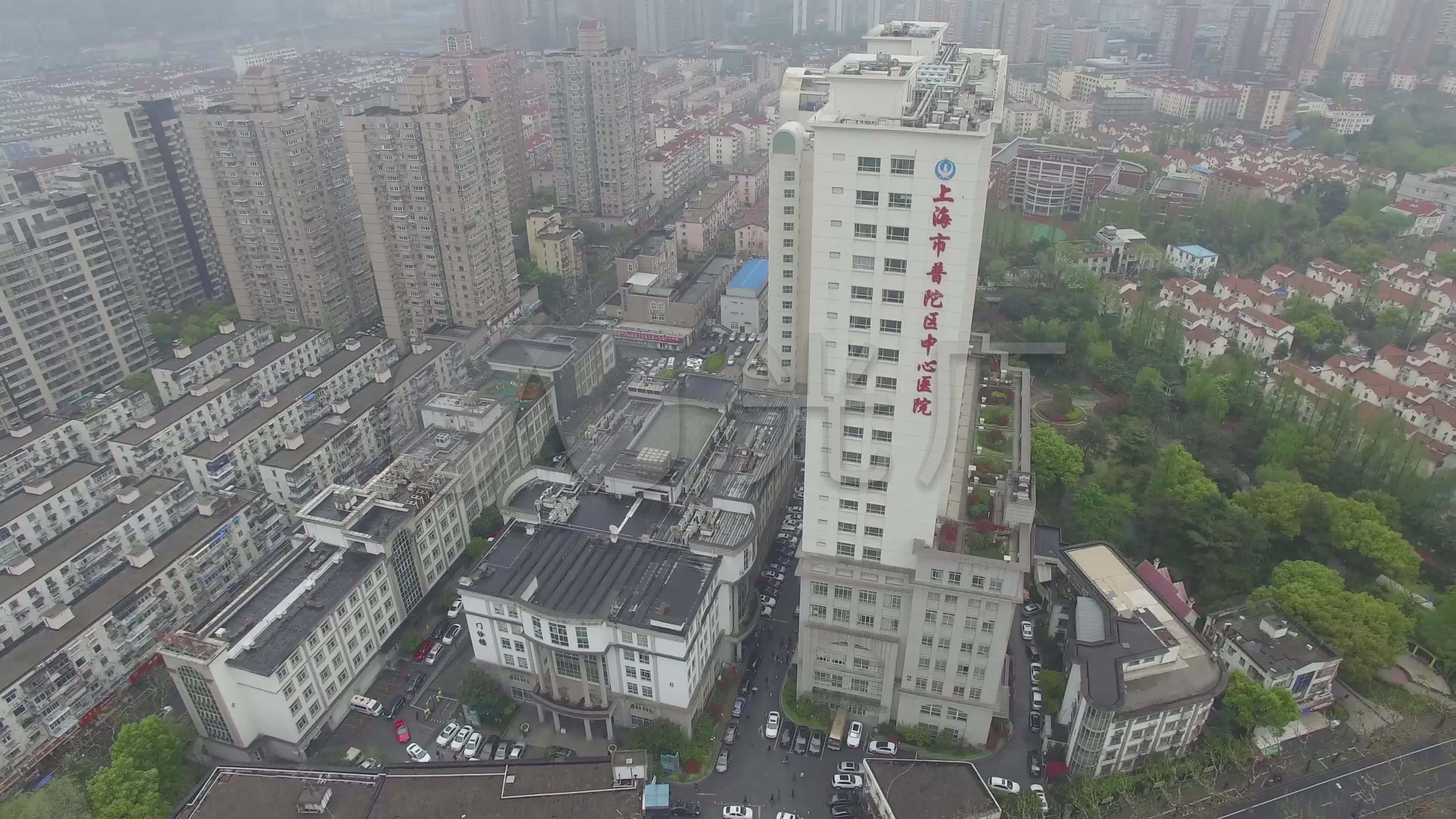 上海普区中心医院航拍