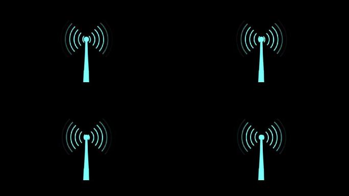 无线接收信号通信wifi信号ae模板