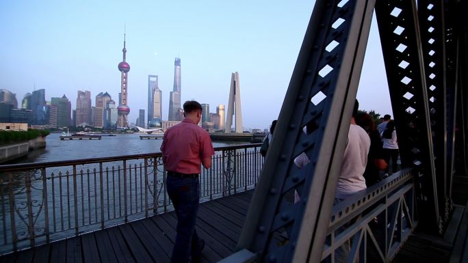 上海外白渡桥实拍高清素材