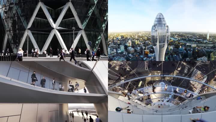 英国伦敦商务大楼-球根旅游景点塔