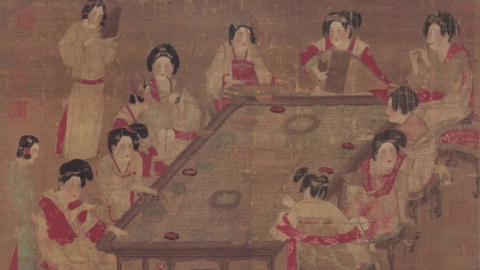 中国传统名画-宫乐图