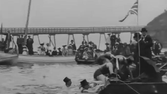 上世纪初游泳跳水比赛