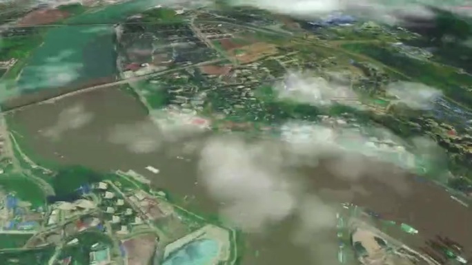 重庆市6亿像素卫星图分析鸟瞰重庆市