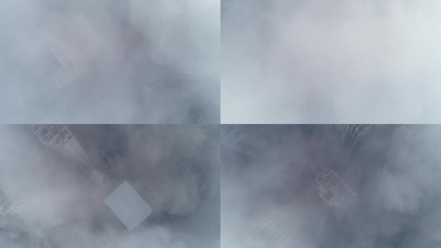 大雾弥漫、雾、雾霾、污染、空气质量