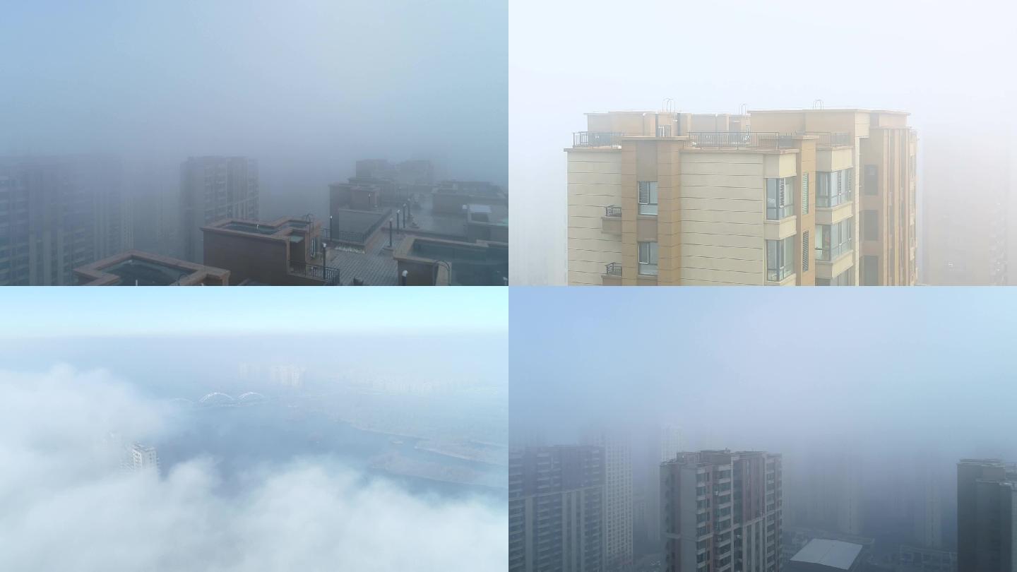空气污染 大雾弥漫 雾霾天 城市上空 19x1080 高清视频素材下载 编号 实拍视频 Vj师网www Vjshi Com