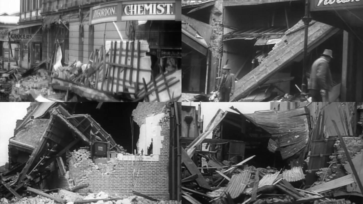 上世纪40年代新西兰大地震