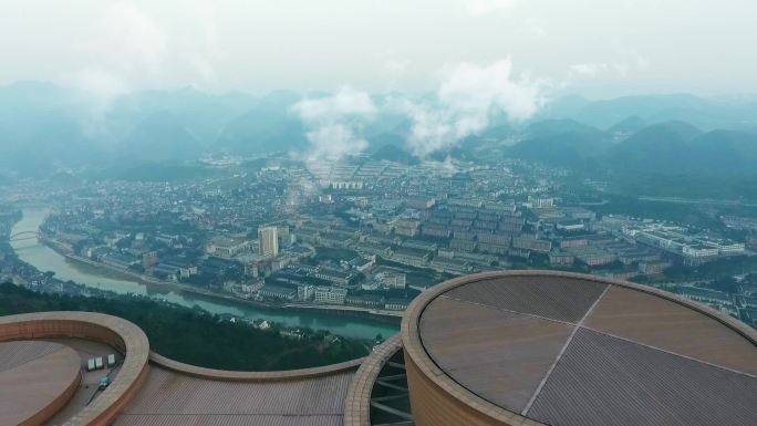 茅台镇航拍茅台镇茅台酒贵州茅台