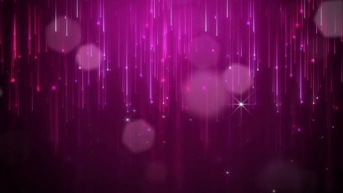 紫色浪漫光线光点循环