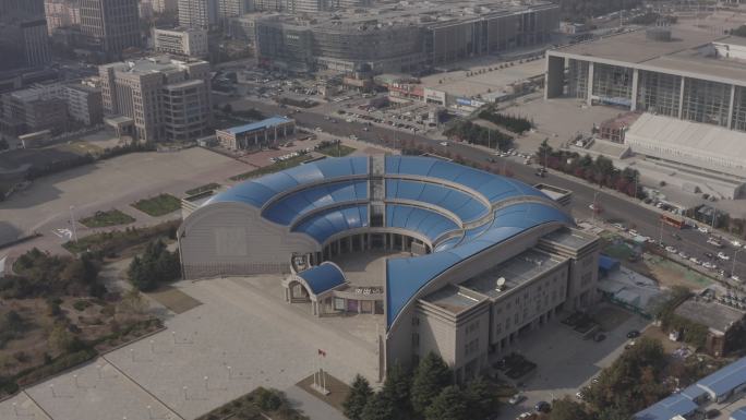 4K-log青岛市博物馆航拍