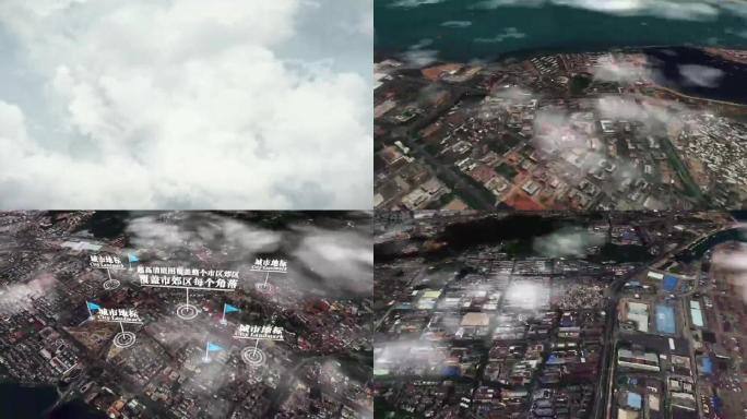 厦门市6亿像素卫星图分析鸟瞰厦门市