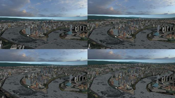 重庆城市完整3DMAX模型