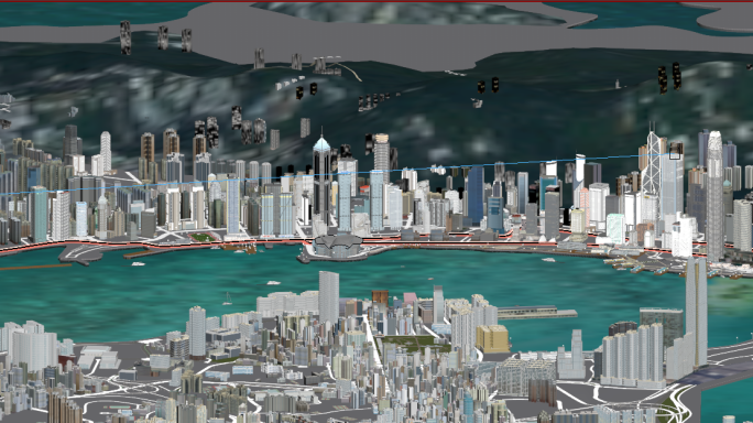 香港城市完整3DMAX模型