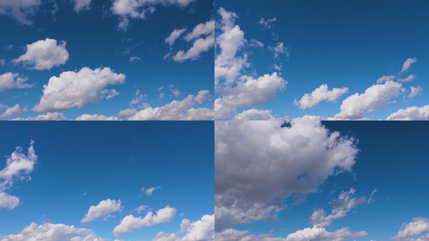 蓝天白云实拍巨幕HEVC5K超高画质