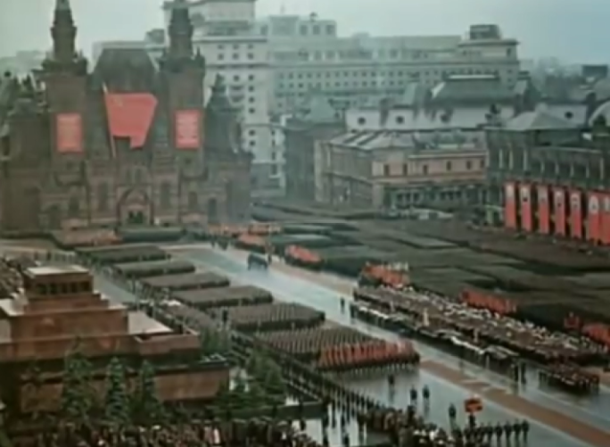 1945年苏联莫斯科红场阅兵式