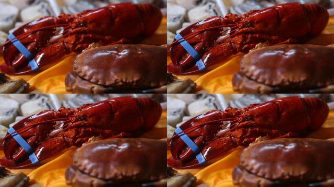 龙虾螃蟹海产品