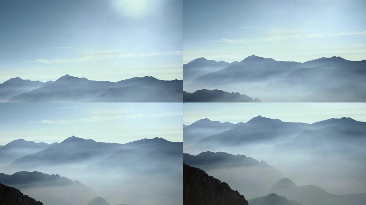 云雾意境大山/有意境的大山/朦胧的大山