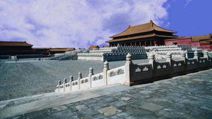 实拍古典北京故宫建筑风景
