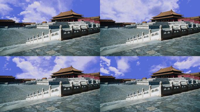 实拍古典北京故宫建筑风景