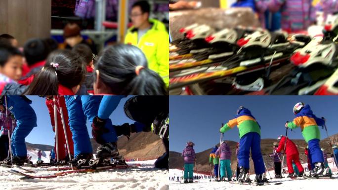 滑雪青少年冰雪运动（原创）