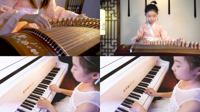 古筝钢琴儿童少儿培训机构宣传片