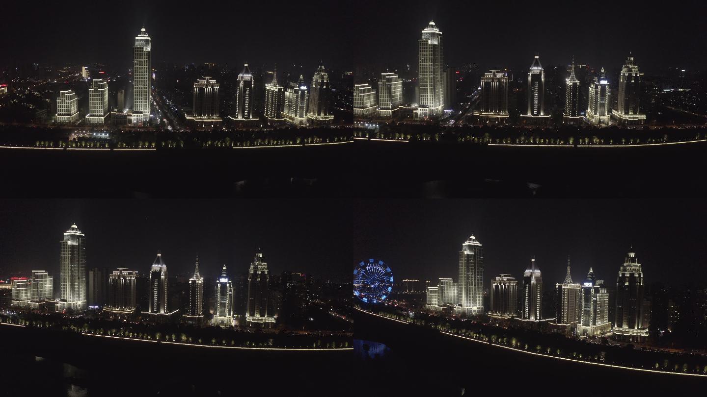 4K-log南昌夜景航拍