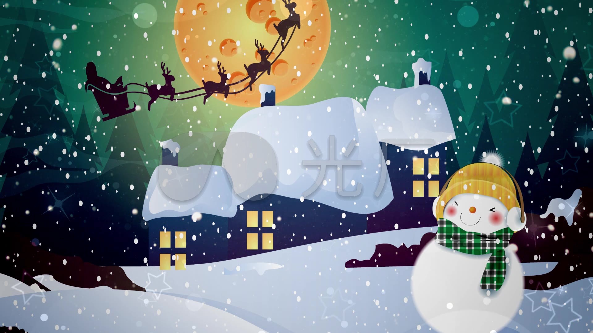 圣诞雪人_视频素材包下载(编号:3151809)_婚庆节日_vj师网 www.vjshi.