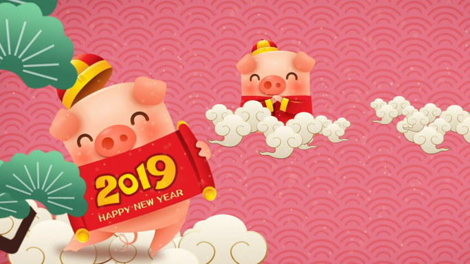 【原创】2019新年片头AE