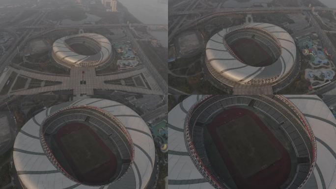 4K-log原创南昌国际体育中心航拍