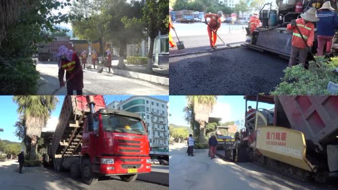 沥青摊铺机工程车公路道路机械路面清扫修复