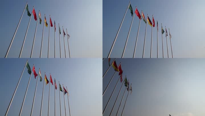各国家旗帜，中美韩等国家旗帜
