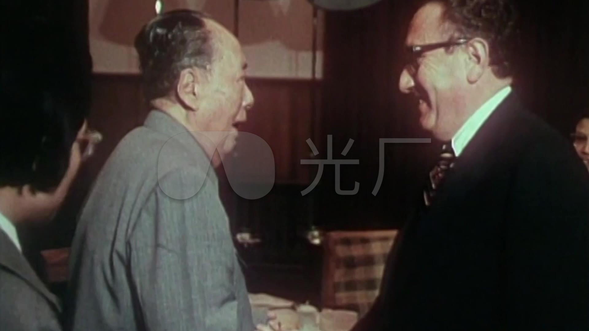 1975年基辛格访华_1920x1080_高清视频素材下载(编号:3172612)_实拍