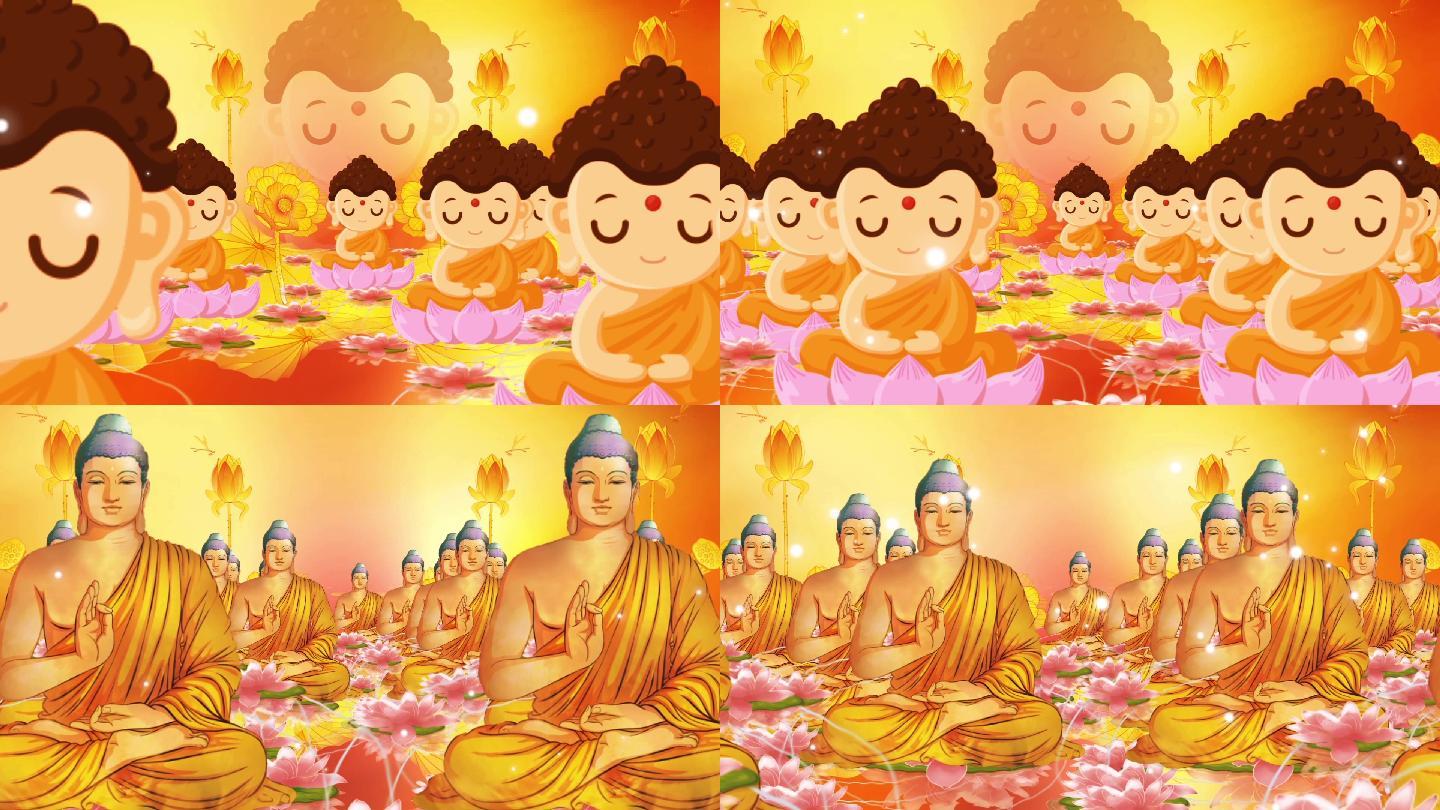 佛教合成视频